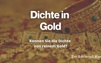 Kennen Sie die Gold Dichte?