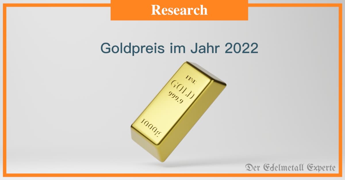 Goldpreis im Jahr 2022