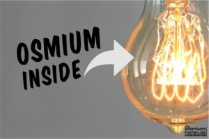 Osmium Glühbirne