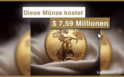 1933 Double Eagle Goldmünze: die 7,6 Millionen Euro Münze